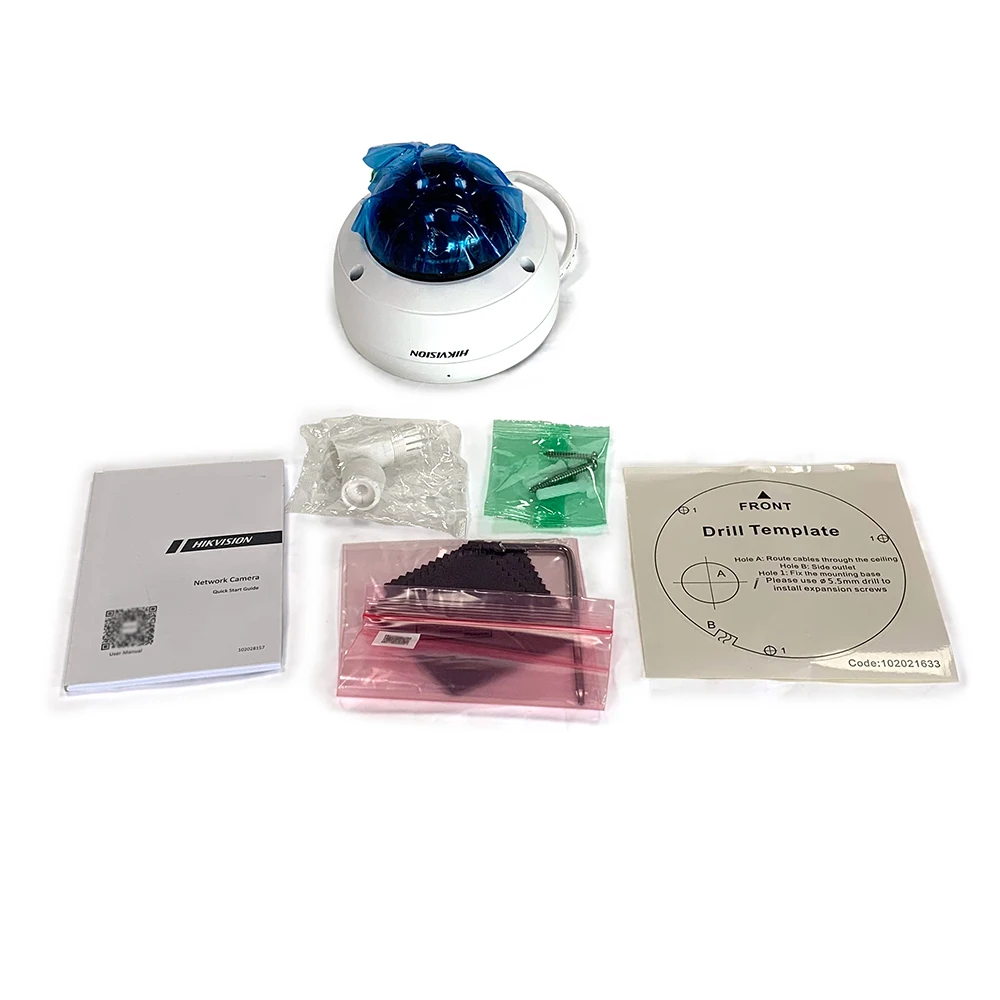 

HIKVISION DS-2CD2186G2-ISU 8MP 4K Acusense Fixed Dome Network Camera Built-In Microphone H.265 IP67 Waterproof Deep Learning