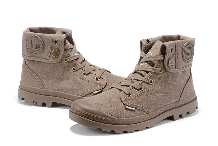 Мужские парусиновые ботинки PALLADIUM Pampa Классические светло-коричневые ботильоны