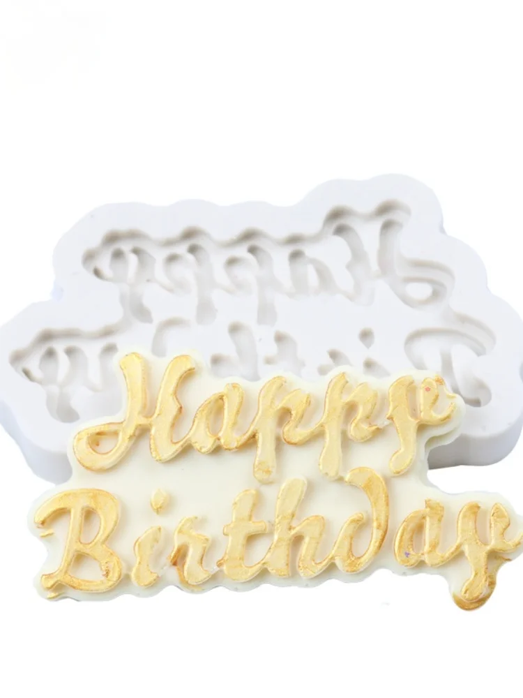 

Birthday Cake Icing Decorating Tools Kitchen Utensils Silicone Mold Chocolate Baking Accessories Decorating Moldes