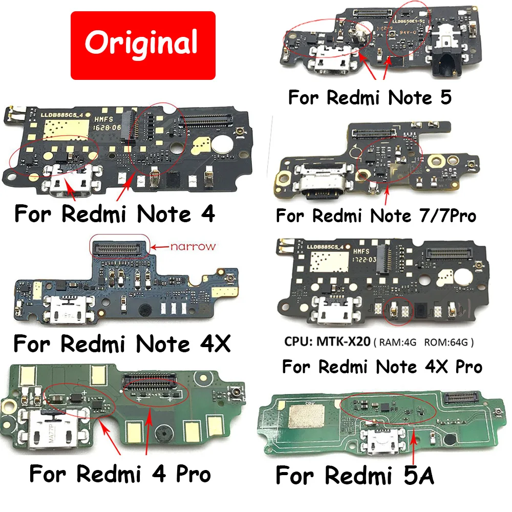 Оригинальная плата с USB портом для зарядки гибкий кабель соединительные части