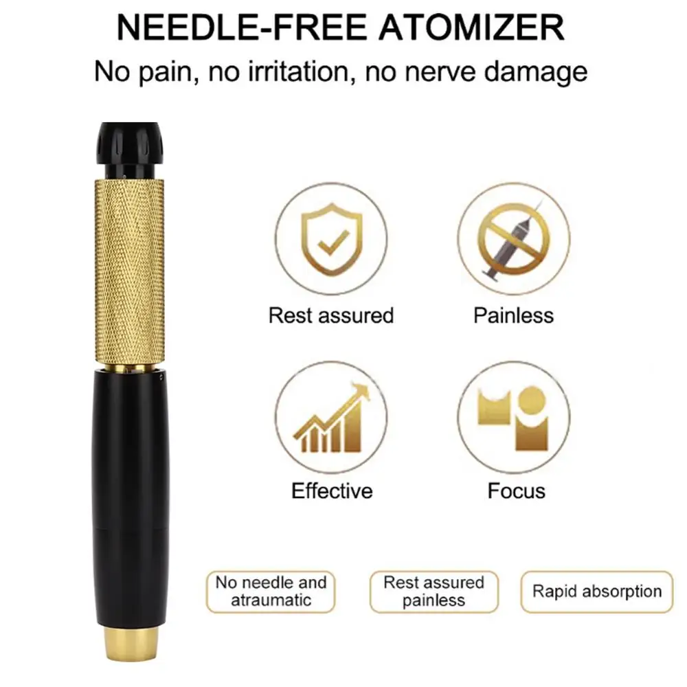 

Hyaluronic Acid Injection Pen Remove Wrinkles Needle-free Atomization Beauty Instrument Micro-engraving Adjustment Atomizer Guns