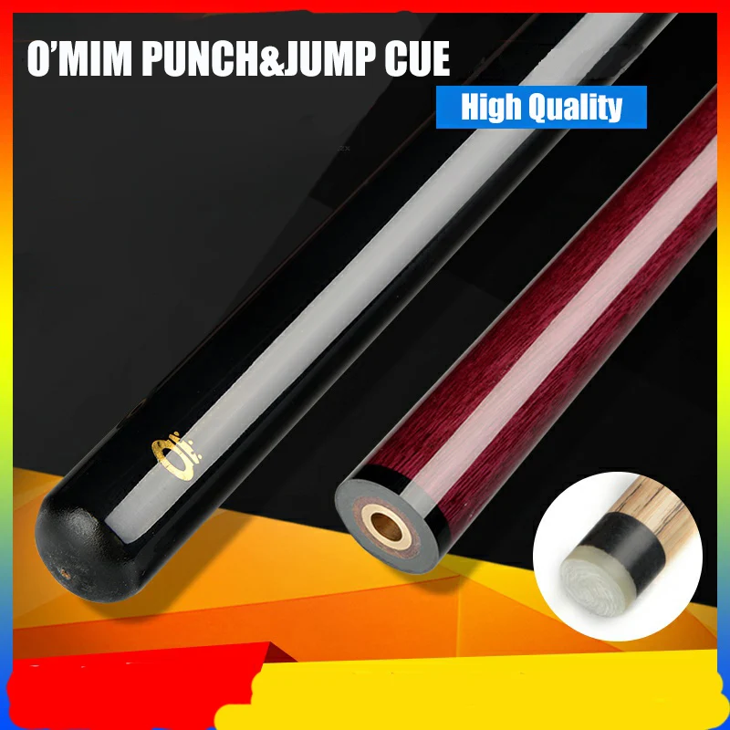 

O'Min Punch&Jump Cue 13.75mm Crystal Tip Professional Ash wood Shaft High Quality Billiard Jump Cue and Break Cue