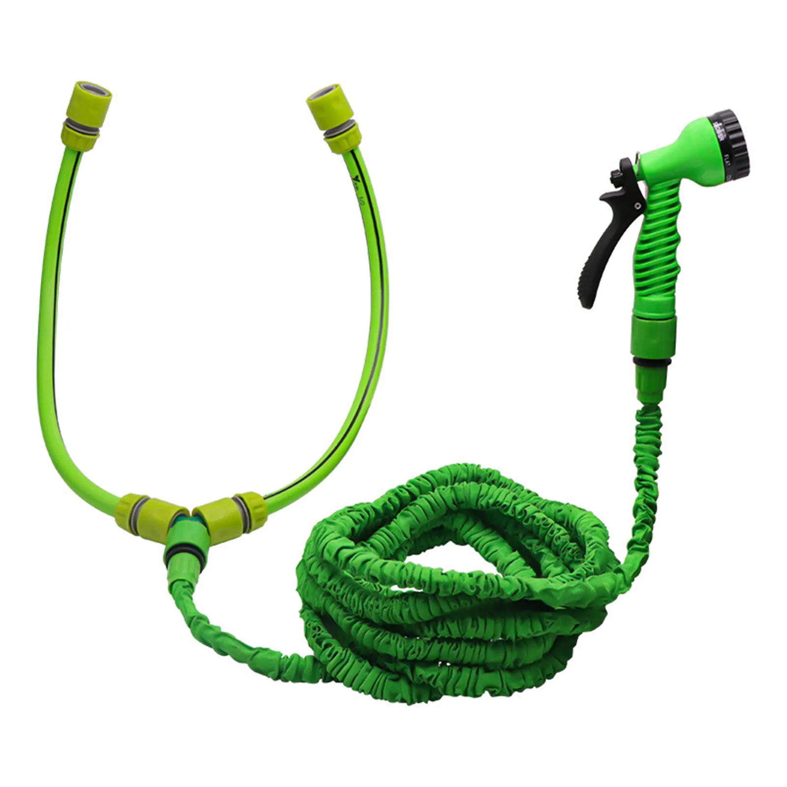 

Раздвижной садовый шланг, волшебный гибкий пластиковый шланг с распылителем для полива автомобиля