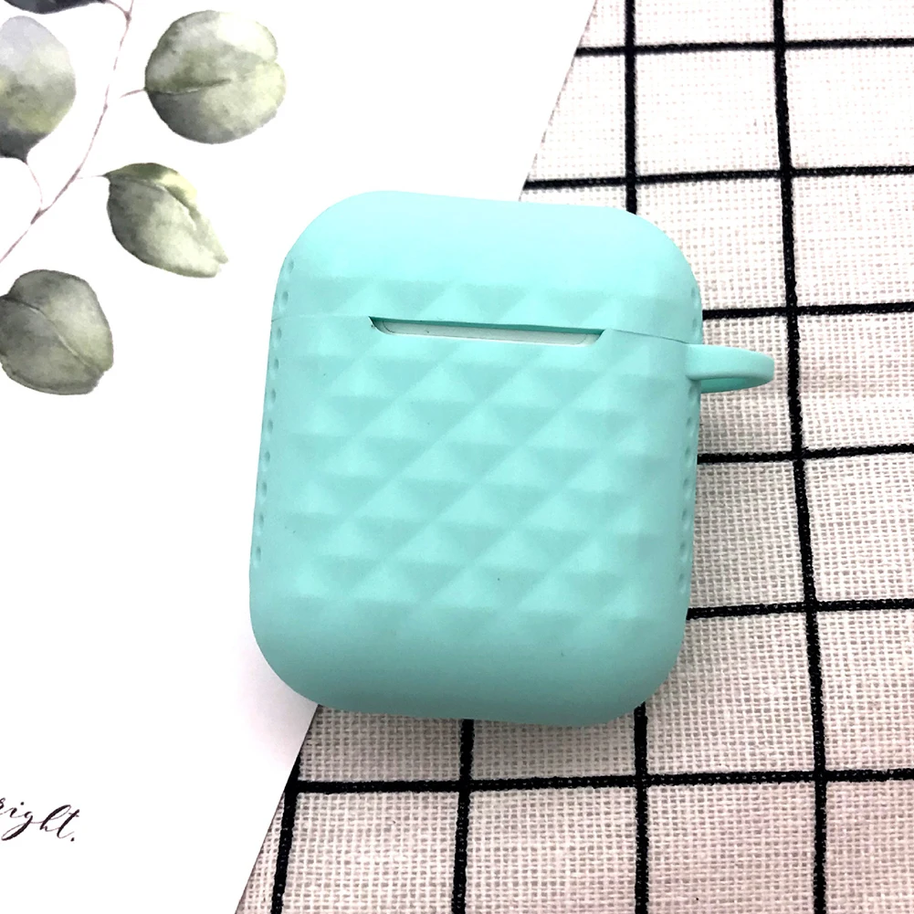 Чехлы ремешок карабин защитный чехол для AirPod s наушники силиконовый Air Pods 2 Чехол