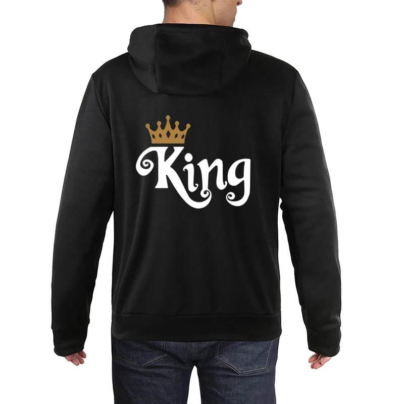 QUEEN KING Poker толстовки для пар осень зима для женщин мужчин хараджуку свитшот с капюшоном женский длинный рукав повседневные Пуловеры Топы