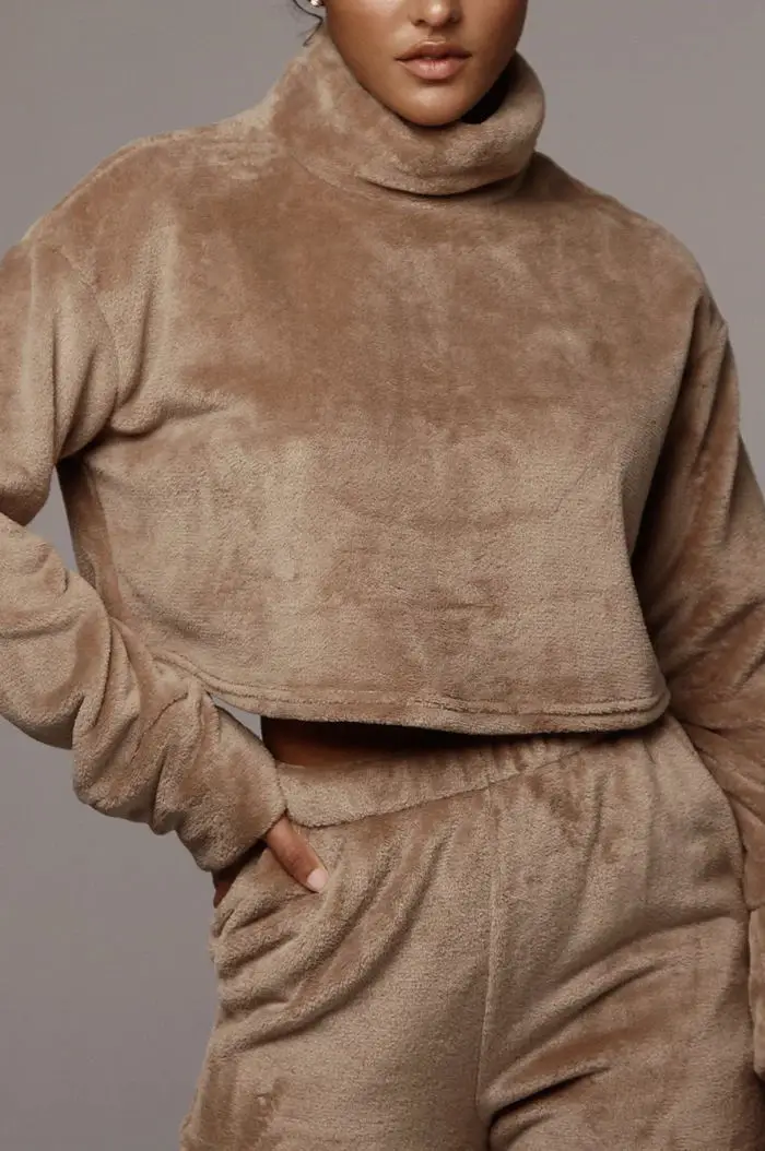 two piece set women tracksuit for women outfit winter cashmere hoody pants 2 piece set for female two pieces sets women's suits