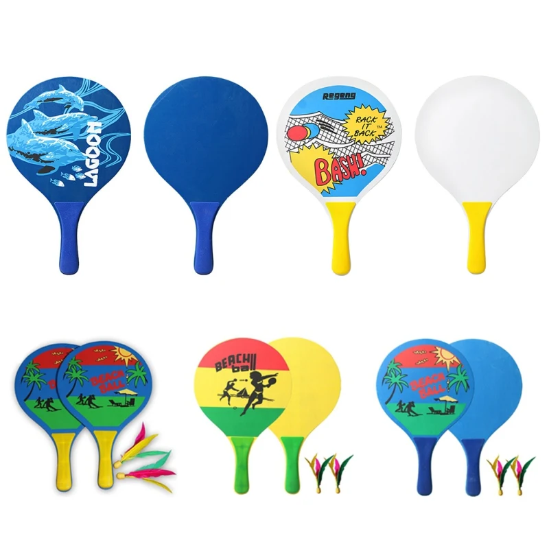 

Board Badminton Racket Beach Racket Popular Wood Creative Cricket Shoot Tennis Fun Paddles Home Entertainment