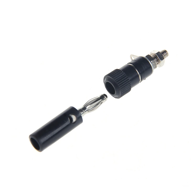 10 пар черный красный 4 мм клемма для динамика разъем типа банан коннекторы