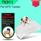 2017 новейший TKSTAR GPS трекер TK911 мини Собака Кошка устройство слежения GPS WIFI локатор Водонепроницаемый Бесплатная веб-платформа приложение