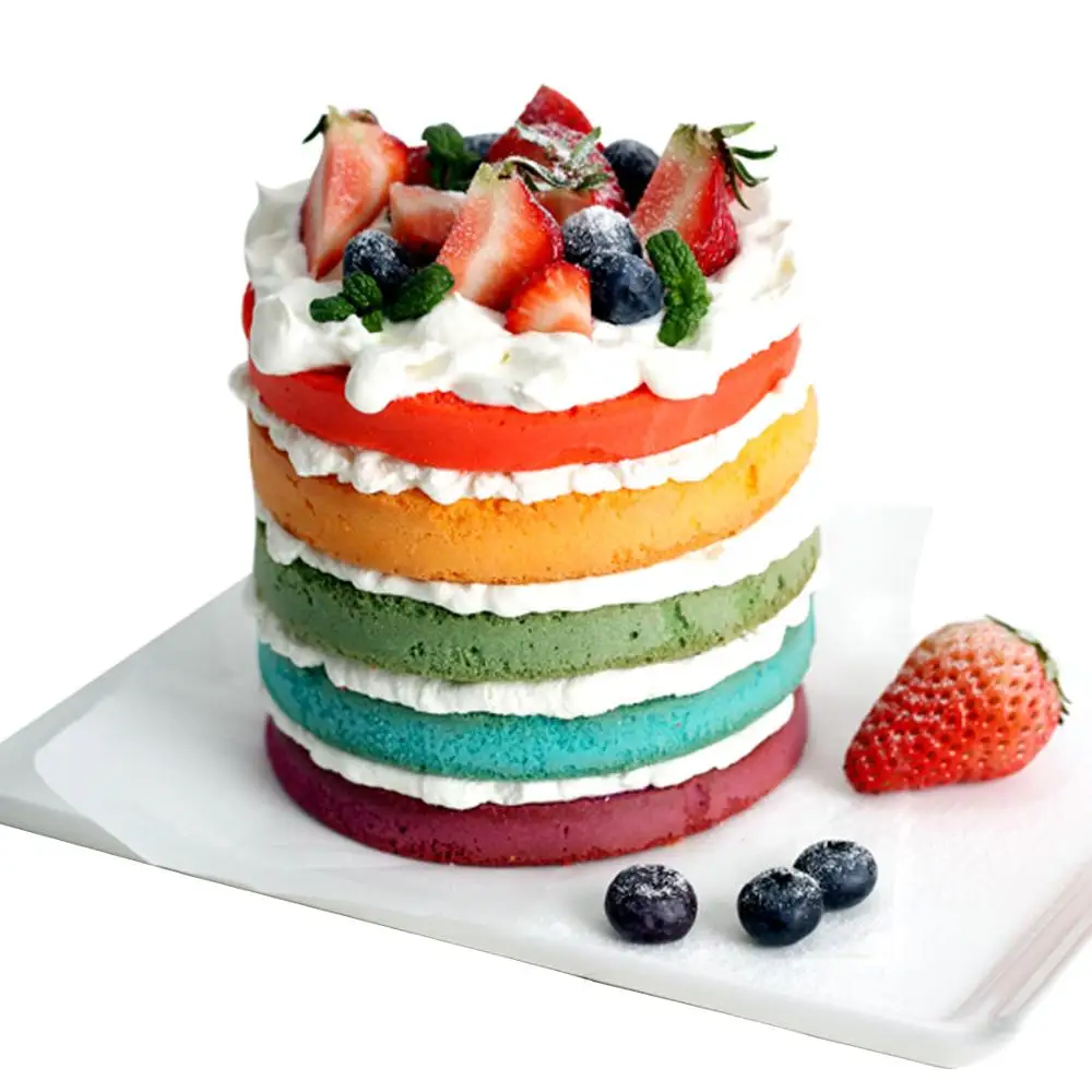 Многослойная форма для выпечки 4/6 дюйма круглая силиконовая пирога | Дом и сад