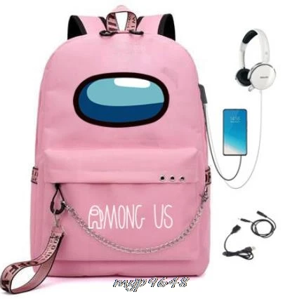 Модный повседневный рюкзак унисекс с принтом из нас для игр школьные ранцы