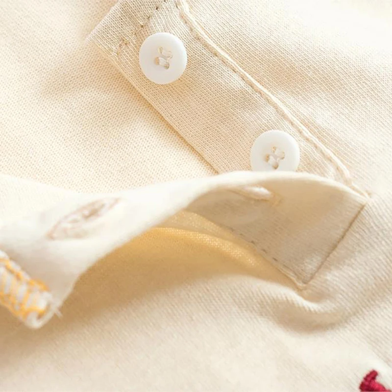 Женская хлопковая Футболка с леопардовой вышивкой и отложным