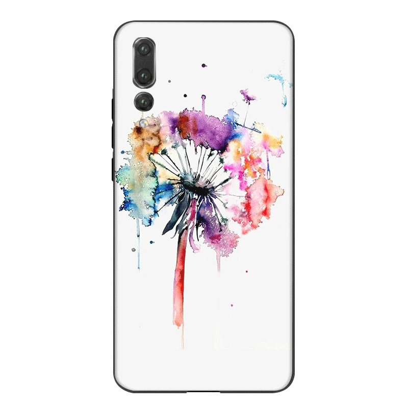 Чехол для мобильного телефона из ТПУ Honor 6A 7A 7X 7C 8X 8C 9X View 20 10 Lite Pro Cover акварельный