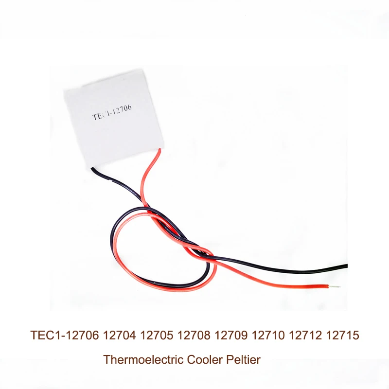 TEC1 12705 Термоэлектрический охладитель Пельтье 12706 12704 12708 12709 12710 12712 40*40 мм 12 В модуль