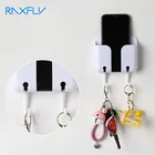Держатель для телефона Raxfly, настенный органайзер, коробка для хранения, настенное зарядное устройство, крючок-держатель для Iphone, Xiaomi, Многофункциональная подставка для мобильного телефона