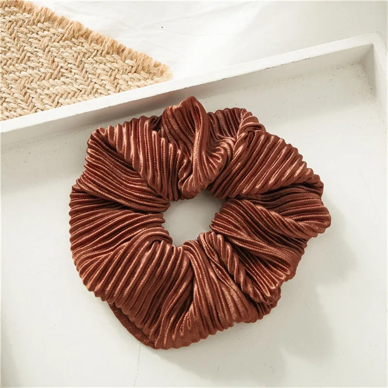 

Women Solid Color Gold Velvet Scrunchies Lady Elastic Headbands Satin Hairbands Girls Hair Tie Hair Rope Hair Accessories