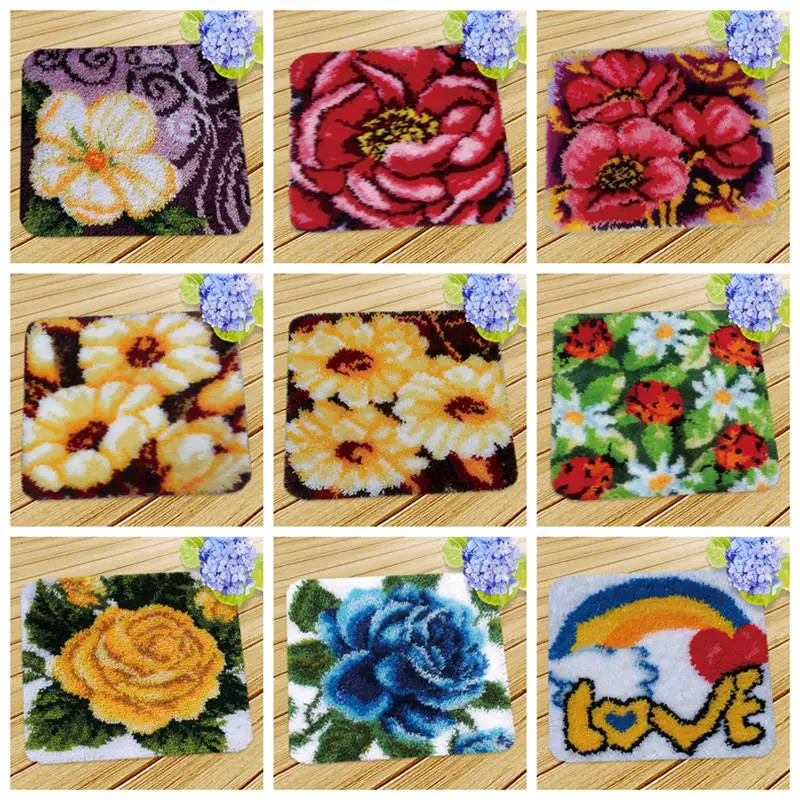 Prajna набор крючков с защелкой наборы для вышивки ковров сделай сам вязаный крючок