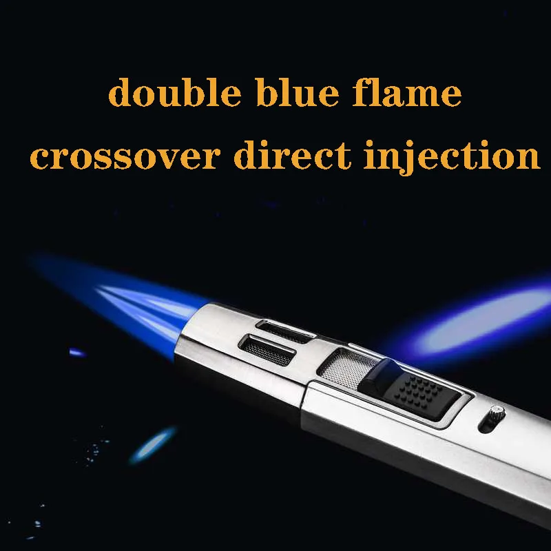 Оригинальная Бутановая газовая зажигалка honest с двойным пересечением прямого