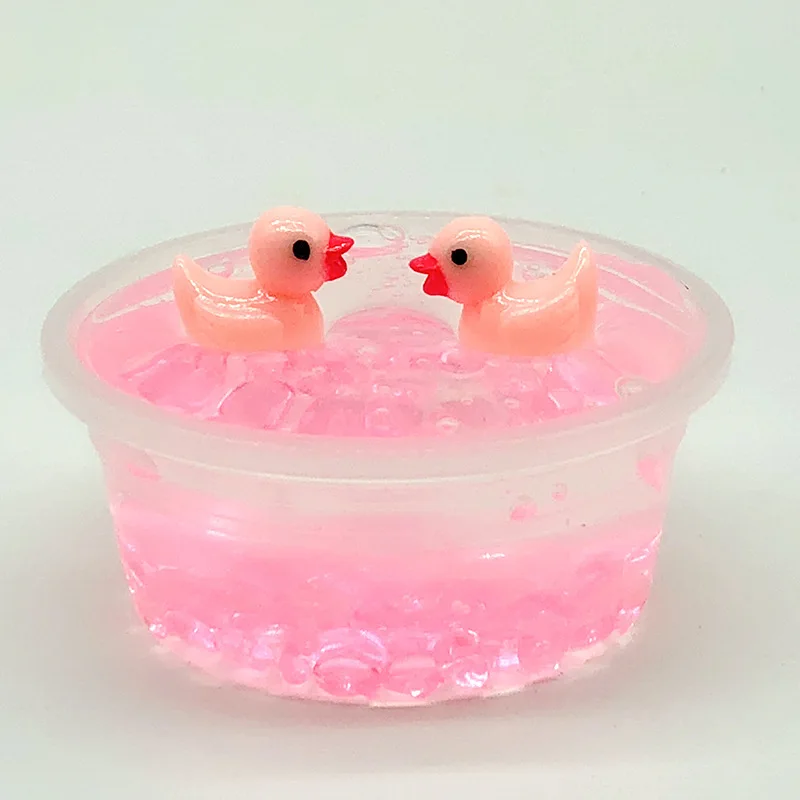 60ml Afdswg Sticky Squishy Slime Crystal Mud Glaseado Lake Transparent Mud Decompression Toy Squishy's Squishies Toy Extrusion - Цвет: 60ml