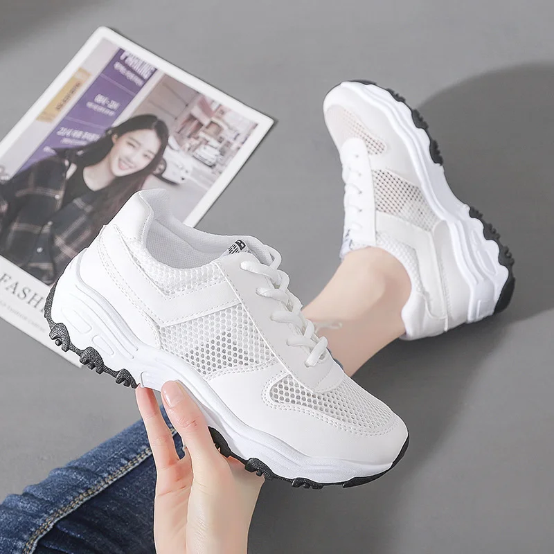 

Hollow single net sports shoes women's breathable casual shoes running shoes net shoes women's shoes net shoes 2021 summer