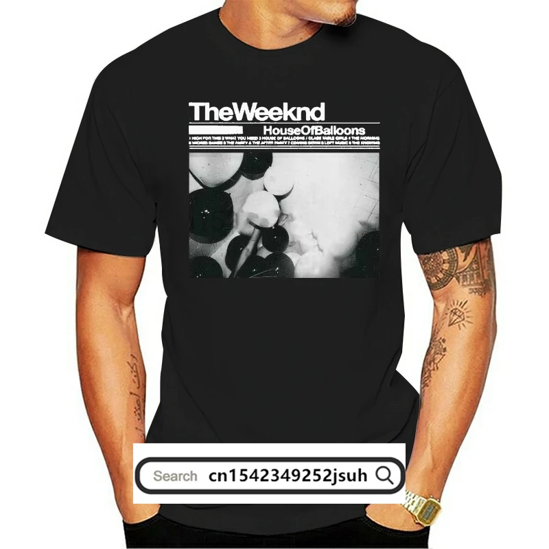

NEW HOUSE OF BALLOONS BY THE WEEKND ALBUM COVER NEW UNISEX USA SIZE T SHIRT EN1