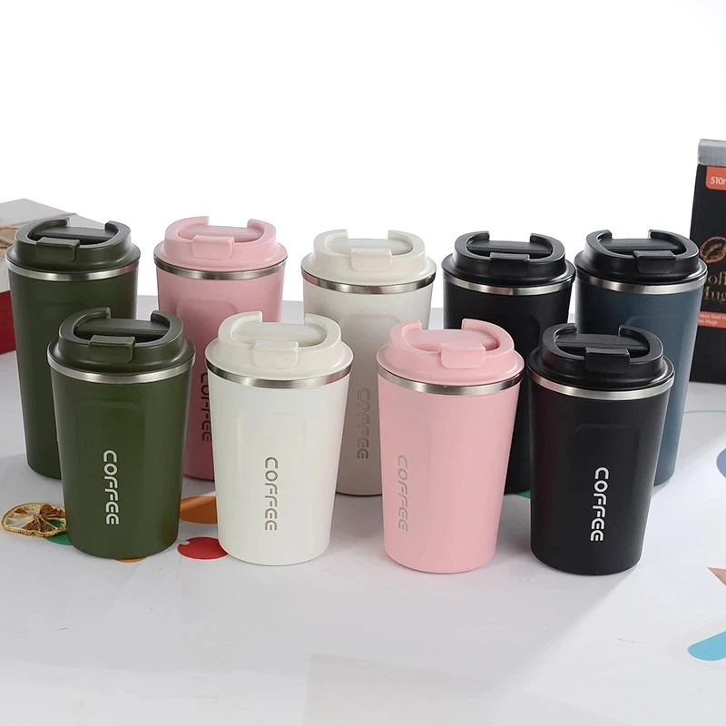 

380ml Stainless Steel Coffee Thermos Mug Portable Car Vacuum Flasks Travel Thermo Cup Water Bottler Thermocup For Gifts