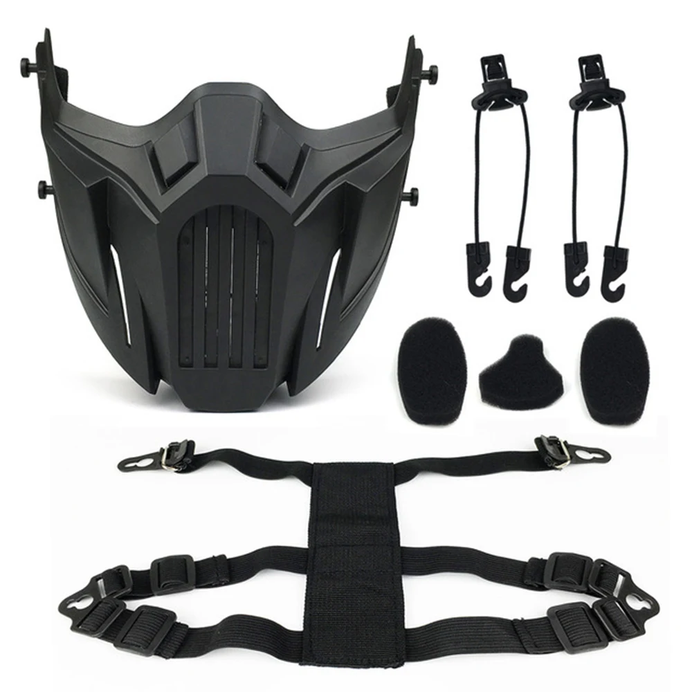 Tactical Airsoft Mask Half Face Iron Warrior Mask for Paintball Shooting Protection and Hunting Equipment image 3
