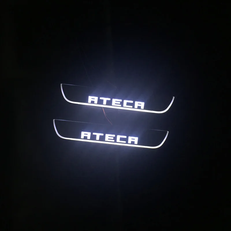 

12V Welcome Pedal Lights For Seat Ateca 2016 - 2020 Pedal car Door Sill Pathway lamps led thresholds scuff plates Avante md auto