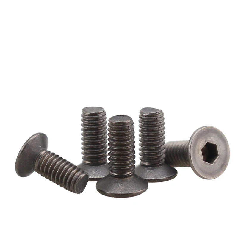 5 шт. M2 шестигранные винты из титанового сплава с потайной головкой шестигранной