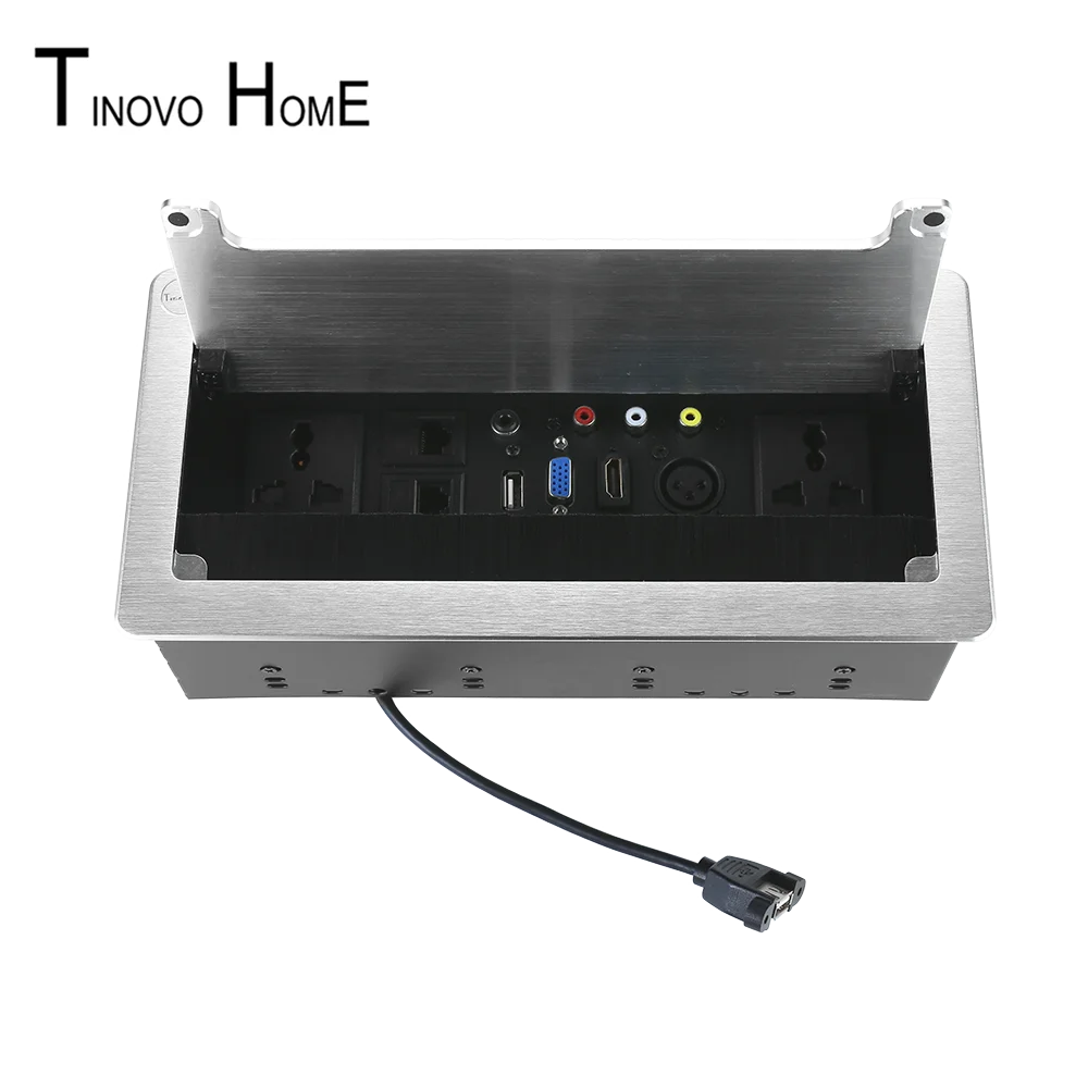 Настольная розетка коробка/алюминиевый сплав гнездо/2 bit universal Mobile power Bank тел сети