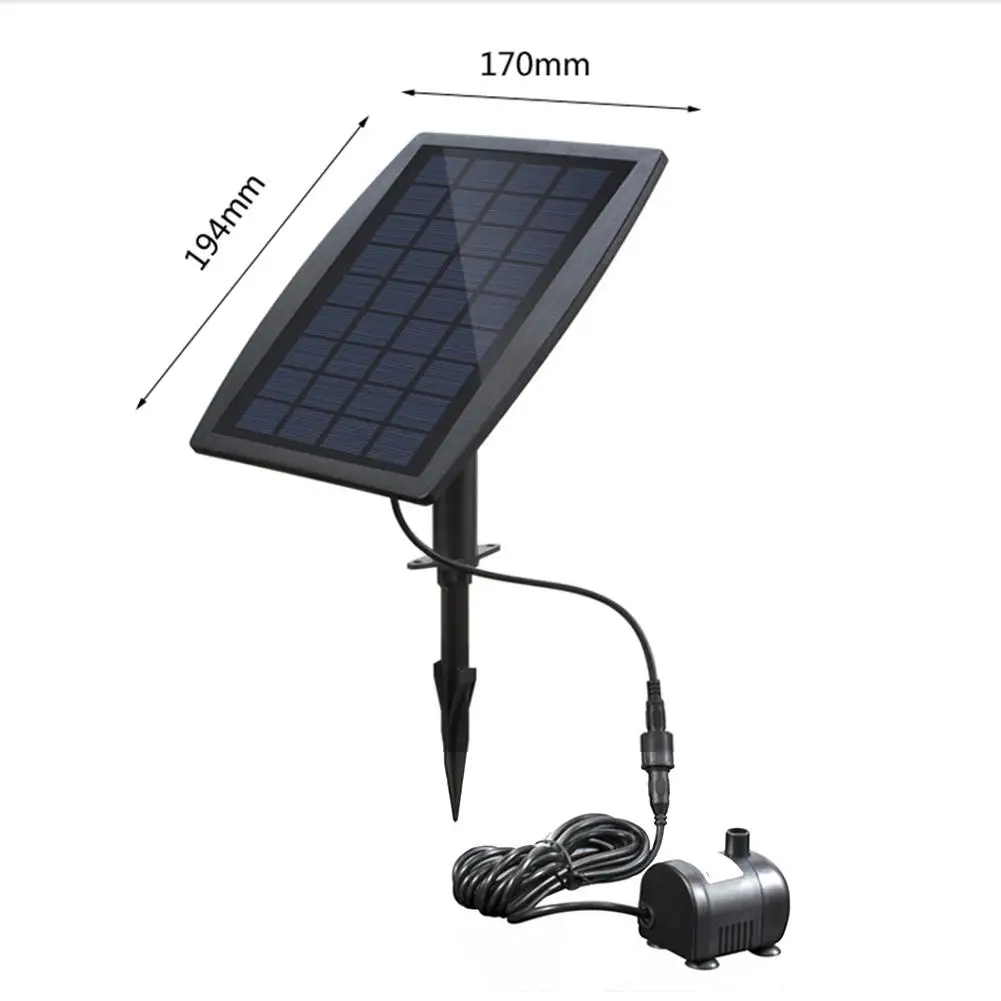 

Pond Pool Floating Fountain Outdoor Garden Decoration Water Fountain Solar Powered Pump for Household Garden Supplies