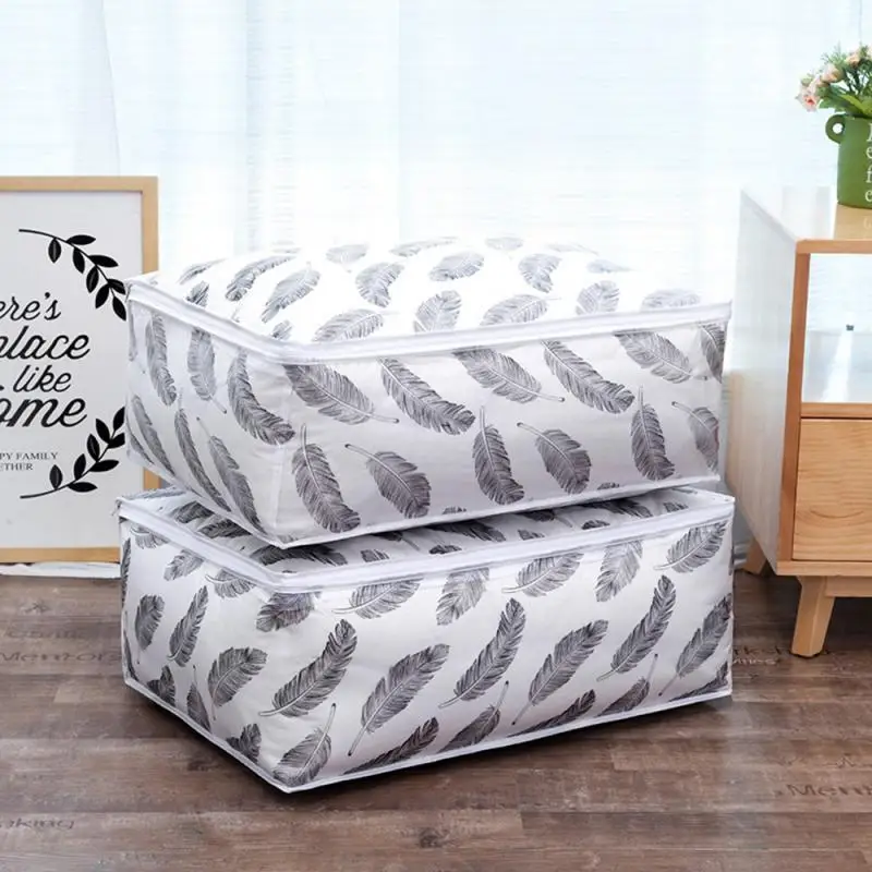 

Home Quilt Pillow Blanket Organizer Foldable Storage Bag Clothes Blanket Quilt Closet Organize Clothing Sorting Bag Dropshipping