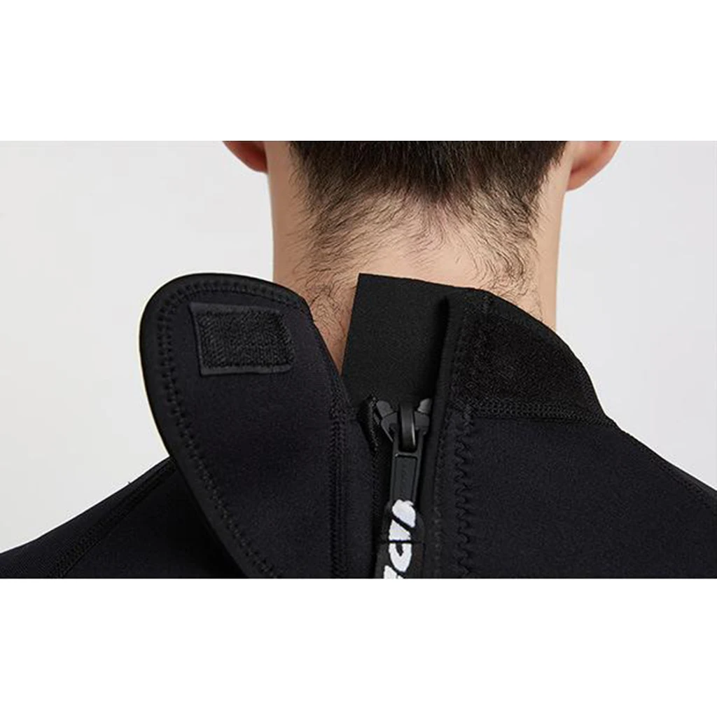 

Full Body Men Wetsuits 3MM Neoprene Long Sleeve Back Zip Long Strap Anti-abrasion Knee Pad Diving Snorkeling Surfing Wetsuit