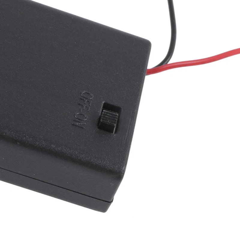 3 шт. два провода ВКЛ./ВЫКЛ. Переключатель 3x1 5 V AAA держатель батареи Чехол w