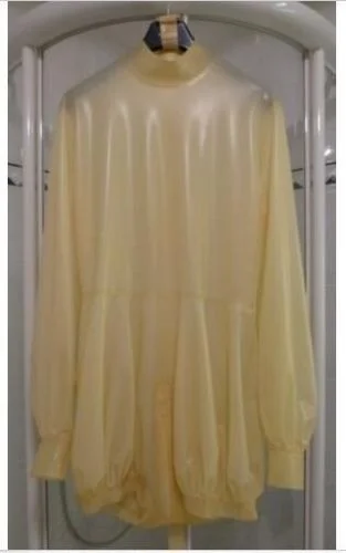 100% латексная резиновая прозрачная верхняя одежда для косплея модное пальто