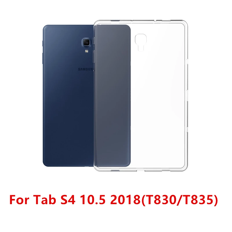Прозрачный из ТПУ силиконовый чехол для samsung Galaxy Tab S2 S3 S4 S5e Tab A 8,0 10,1 T387 P200 T710 T810 T510 T590 T830 T720 - Цвет: T830