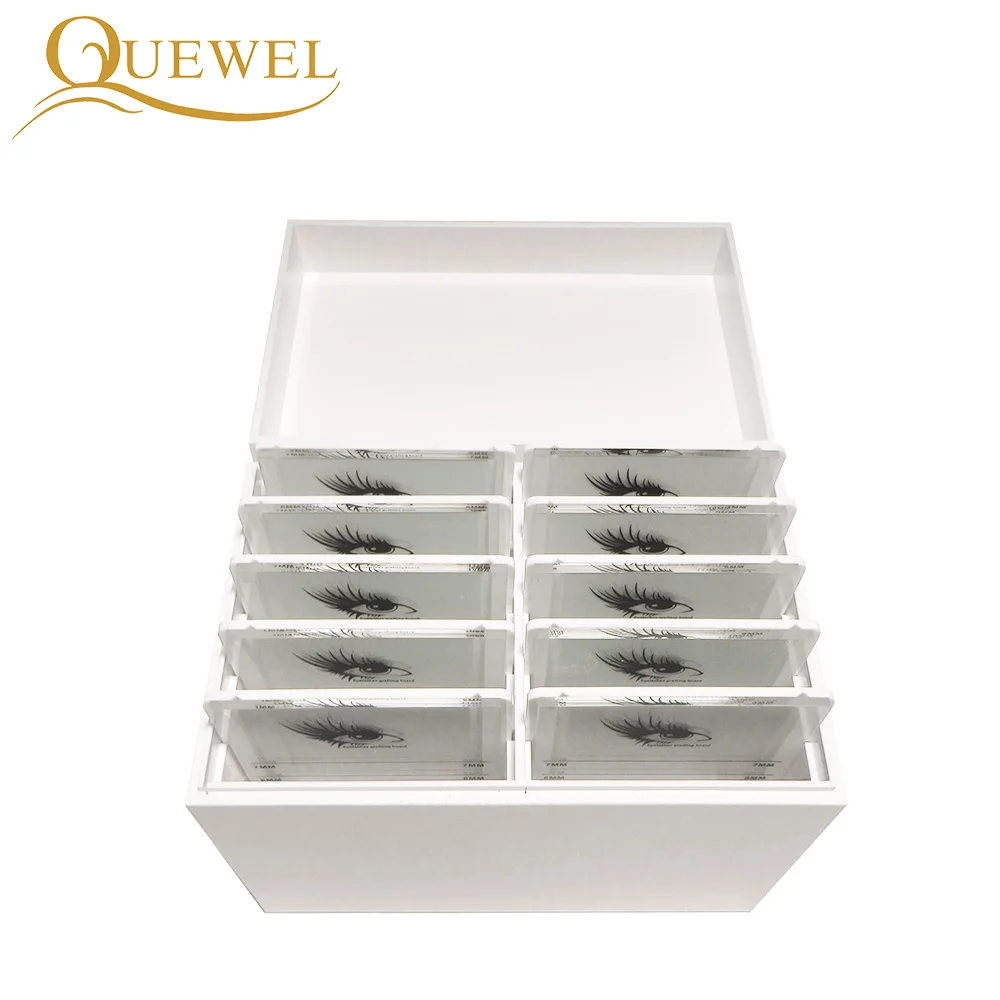 Коробка для хранения ресниц стенд акриловая коробка держатель Прививка