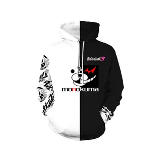 Костюм данганронпа Монокума Толстовка для взрослых Свитшот повседневное пальто Аниме пуловер