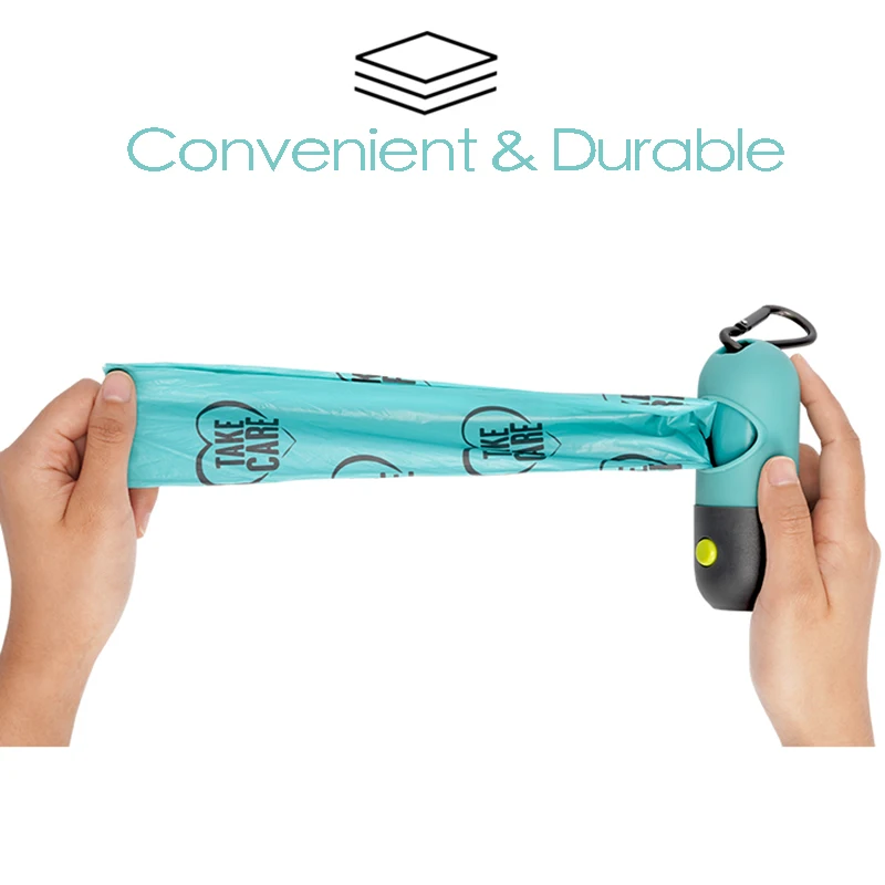 Диспенсер для собак и кошек со светодиодсветильник кой мешочек отходов питомцев