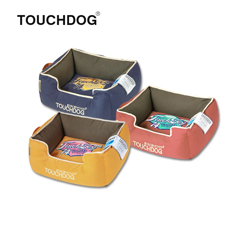 Мягкая кровать для собаки коврик питомника теплая щенка плюшевое уютное гнездо