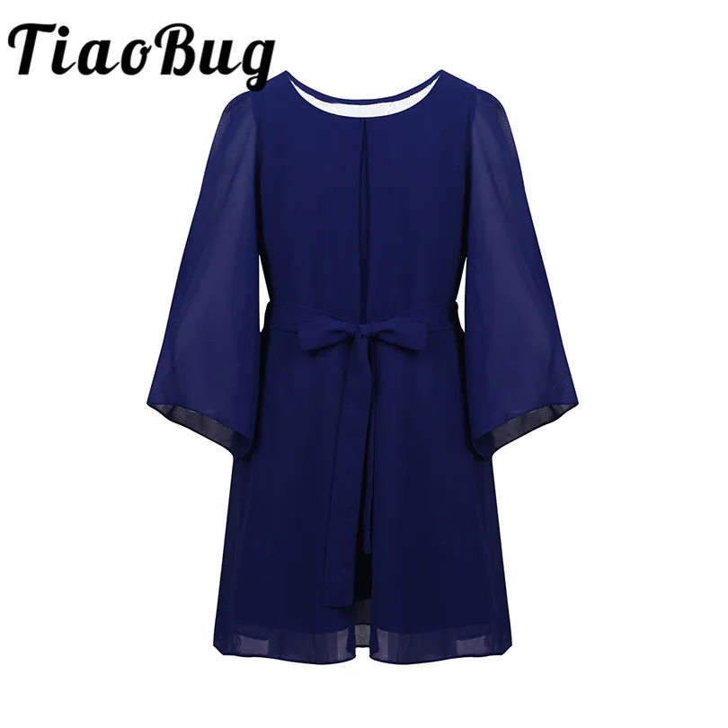 Платье для девочек коллекция 2020 года летнее повседневное шифоновое платье с