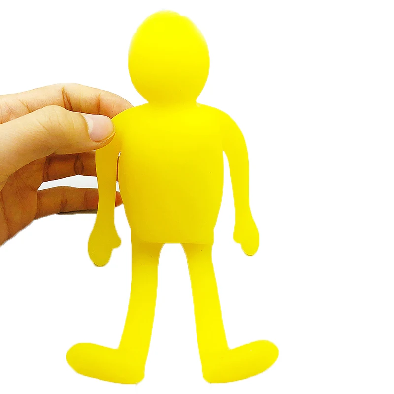 19 см сжимаемые гигантские желтые мужские игрушки для снятия стресса детей снятие