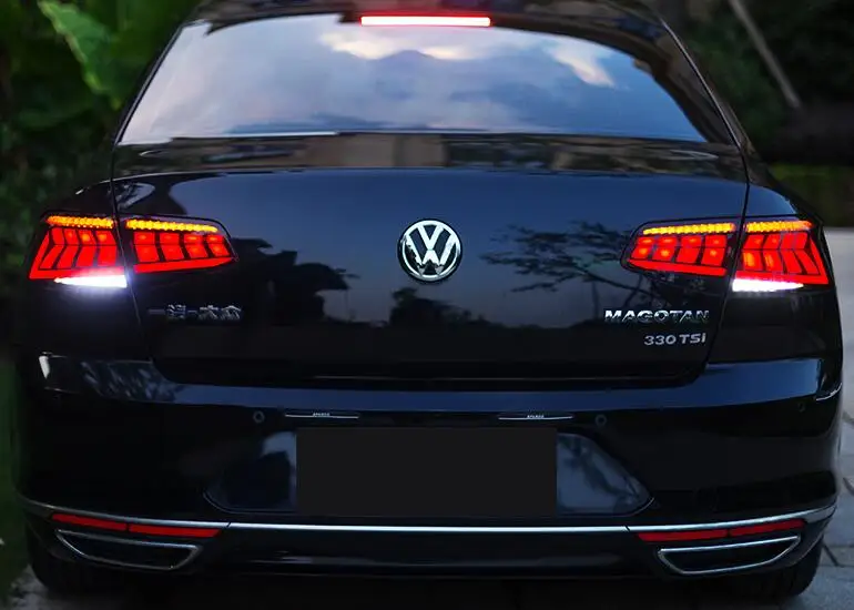 Автомобильный стильный задний светильник чехол для VW Passat B6 задний светильник s- для Passat B8 светодиодный задний светильник задний фонарь светодиодный светильник
