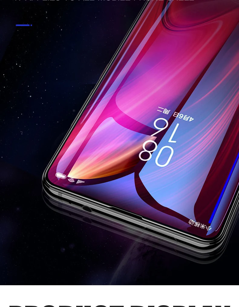 Tempered Glass For Xiaomi Mi 8 9 Pro SE A1 A2 Lite A3 Mi8 9t Protective Glass on For Xiaomi Mix 3 Film Screen Protector Full