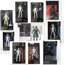 Clone Troopers Action Figure Bucketheads Galactic Empire Imperial Army with Weapons Black Series Model Toys 16cm