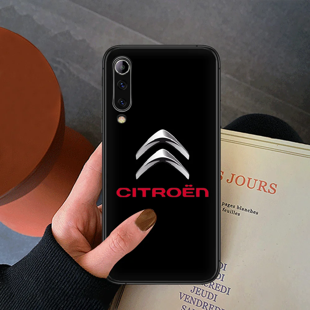 

Citroens car Phone Case For Xiaomi Mi Note 10 A3 9 MAX 3 A2 8 9 Lite Pro Ultra Black Hoesjes Trend Cover Fashion Shell Painting