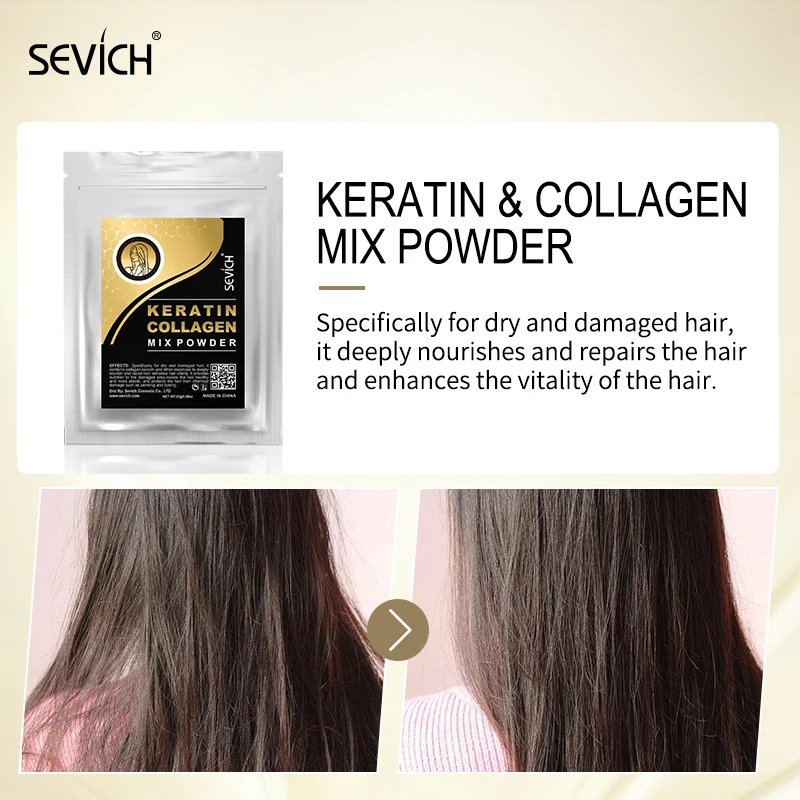 Sevich кератин коллаген шелк восстанавливает волосы уход за кожей головы витамины