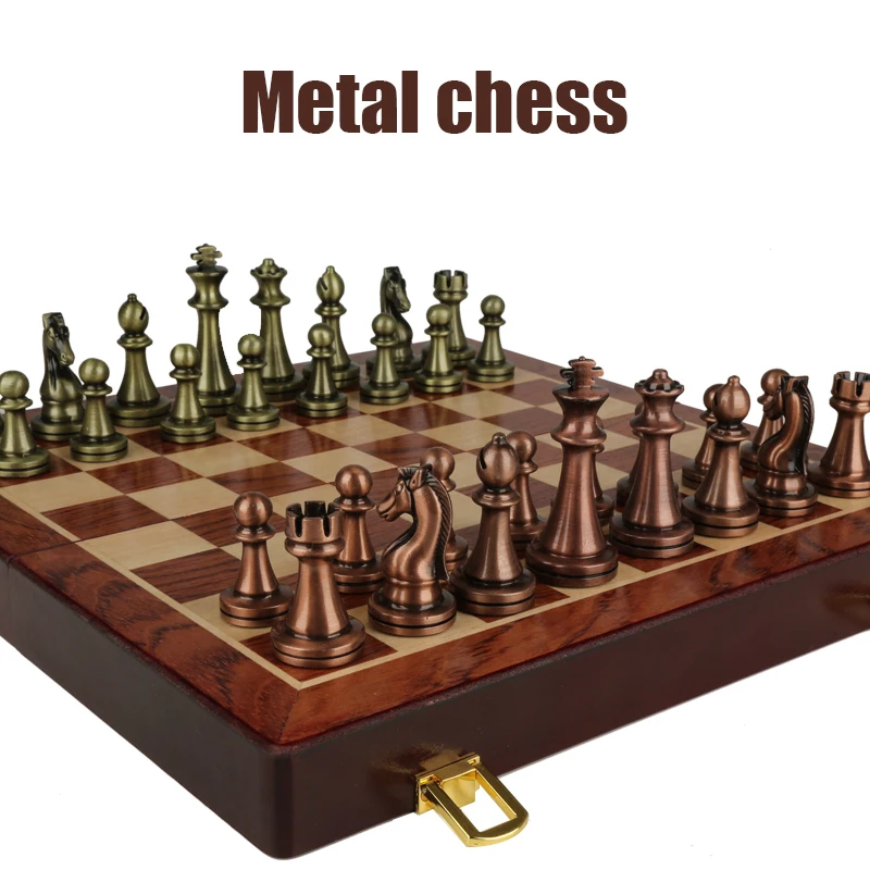 Новинка 2021 шахматы Высококачественная подарочная коробка металлическая