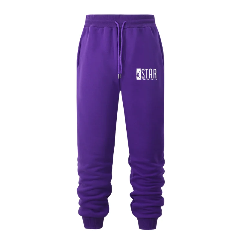 

Autumn and winter brand fashion men's cotton printed sweatpants for men and women fleece jogger pants fitness casual trousers