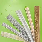 Самоклеящаяся декоративная настенная 3d лента, рельефная угловая линия, самоклеящаяся, водонепроницаемая, с пеной